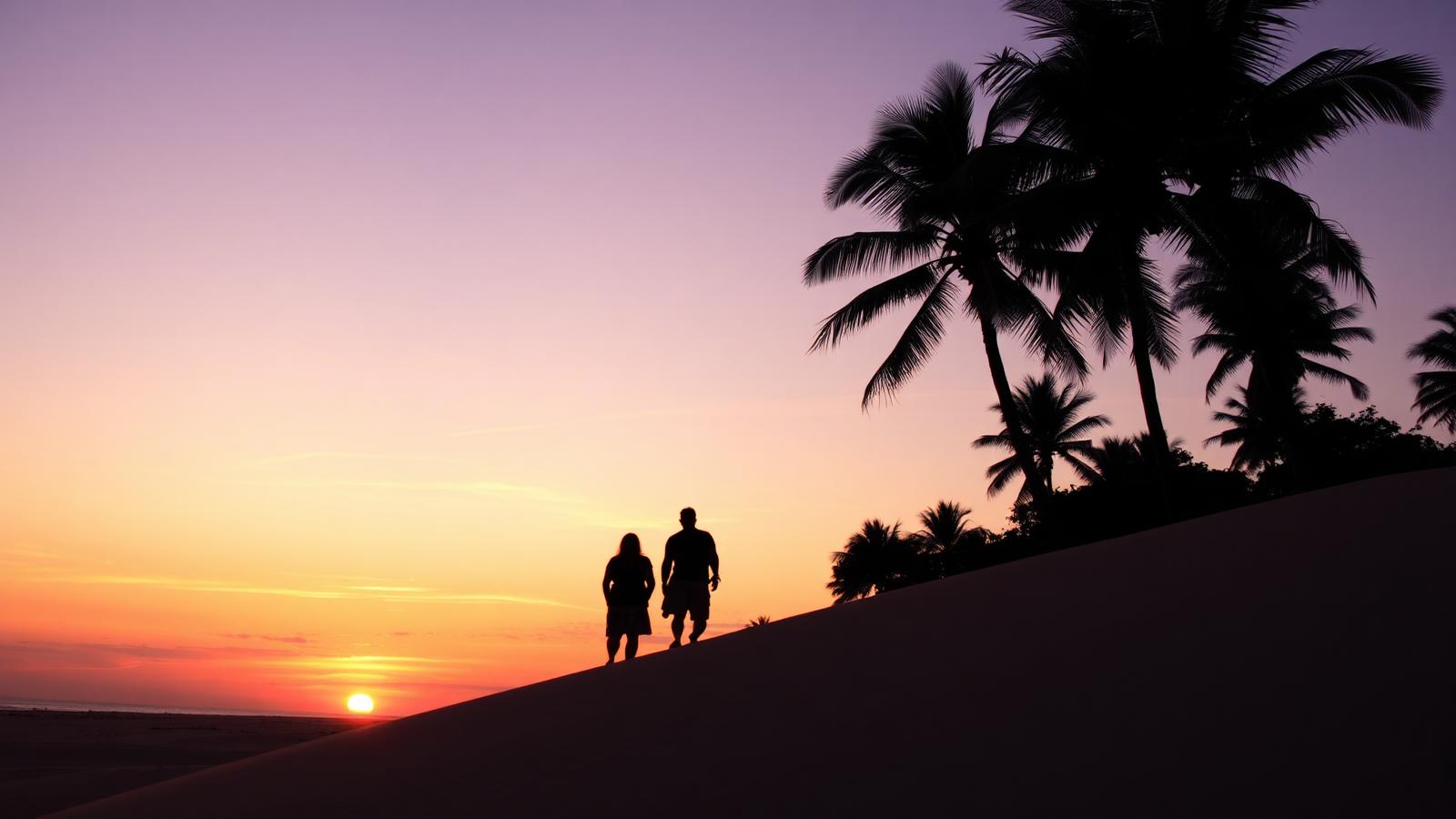 Paysage de Jericoacoara au Brésil
